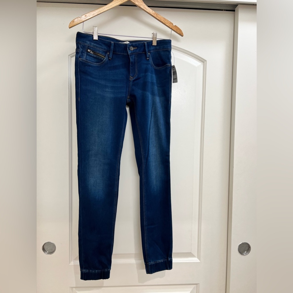 NWT Mavi Jeans Co. Dark Denim Mid Rise Skinny Jegging Joggers